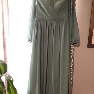 Sage Green Semi-Formal Dress